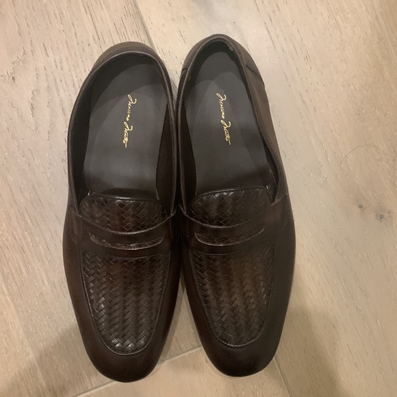 Brown stitched slip on loafers - Picture 4 of 4